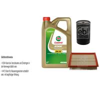 FEBI Controllo set 5L Castrol EDGE Titanio FST 5W-30 LL per VW Golf IV