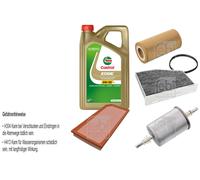 FEBI Controllo set 5L Castrol EDGE Titanio FST 5W-30 LL per VW Golf V 2.0