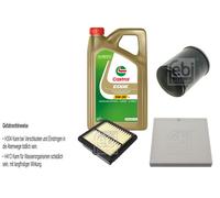FEBI Controllo Set 5L Castrol EDGE Titanium FST 5W-30 LL Per Honda Civic X