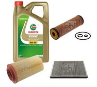 FEBI Controllo Set 5L Castrol EDGE Titanium FST 5W-30 LL Per Mercedes-Benz