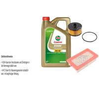 FEBI Controllo Set 5L Castrol EDGE Titanium FST 5W-30 LL Per Nissan Micra V