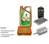 FEBI Controllo Set 5L Castrol EDGE Titanium FST 5W-30 LL Per Seat Exeo ST 1.8