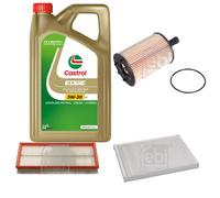 FEBI Controllo Set 5L Castrol EDGE Titanium FST 5W-30 LL Per Seat Toledo II