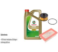 Febi Controllo Set 5L Castrol olio motore Edge 5W-30 M per Nissan Micra V