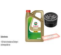 Febi Controllo Set 5L Castrol olio motore Edge 5W-30 M per Smart Fortwo Cabrio
