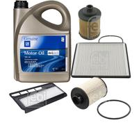 FEBI Controllo Set 5L GM GENERAL MOTORS 5W-30 DEXOS2 Per OPEL AGILA (A) 1.3