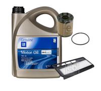 FEBI Controllo Set 5L GM GENERAL MOTORS 5W-30 DEXOS2 Per OPEL AGILA (A) 1.3