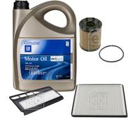 FEBI Controllo Set 5L GM GENERAL MOTORS 5W-30 DEXOS2 Per OPEL AGILA (A) 1.3