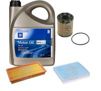 FEBI Controllo Set 5L GM GENERAL MOTORS 5W-30 DEXOS2 Per Opel Combo Tour 1.4