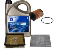 FEBI Controllo Set 5L GM GENERAL MOTORS 5W-30 DEXOS2 Per Opel Corsa D 1.2