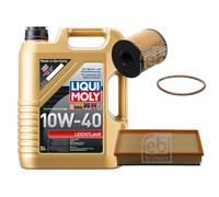Febi Controllo Set 5L Liqui Moly 10W-40 Bassa Visciosità per Citroën C8 EA_ Eb