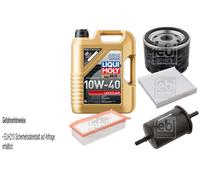 Febi Controllo Set 5L Liqui Moly 10W-40 Bassa Visciosità per Dacia Sandero, II