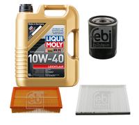 Febi Controllo Set 5L Liqui Moly 10W-40 Bassa Visciosità per Fiat Stilo 192
