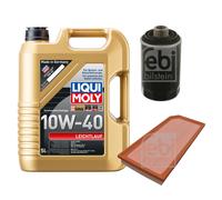 Febi Controllo Set 5L Liqui Moly 10W-40 Bassa Visciosità per VW Golf V Per 1K1