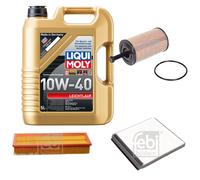 FEBI Controllo Set 5L LIQUI MOLY 10W-40 Leichtlauf Per Citroën Berlingo