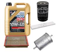 FEBI Controllo Set 5L LIQUI MOLY 10W-40 Leichtlauf Per Ford Galaxy WGR 2.3