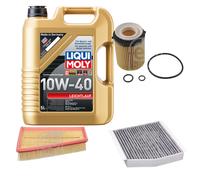 FEBI Controllo Set 5L LIQUI MOLY 10W-40 Leichtlauf Per Mercedes B-Klasse