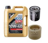 FEBI Controllo Set 5L LIQUI MOLY 10W-40 Leichtlauf Per Peugeot Partner