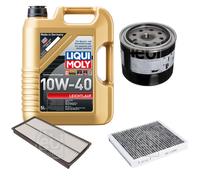 FEBI Controllo Set 5L LIQUI MOLY 10W-40 Leichtlauf Per Subaru Impreza