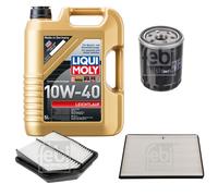 FEBI Controllo Set 5L LIQUI MOLY 10W-40 Leichtlauf Per Suzuki Grand Vitara