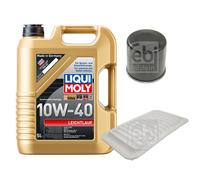 FEBI Controllo Set 5L LIQUI MOLY 10W-40 Leichtlauf Per Suzuki Splash EX 1.0