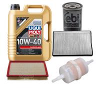 FEBI Controllo Set 5L LIQUI MOLY 10W-40 Leichtlauf Per VW Passat 3A2 35I