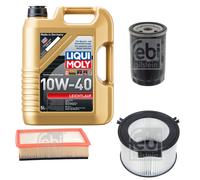 FEBI Controllo Set 5L LIQUI MOLY 10W-40 Leichtlauf Per VW Transporter IV Bus