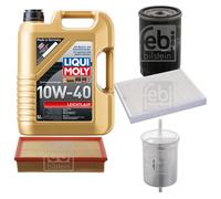 FEBI Controllo Set 5L LIQUI MOLY 10W-40 Leichtlauf Per VW Transporter V