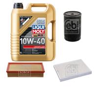 FEBI Controllo Set 5L LIQUI MOLY 10W-40 Leichtlauf Per VW Transporter V