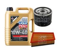 Febi Controllo Set 5L Liqui Moly 10W-40 Scorrevolezza per Renault Grand