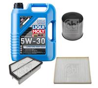 Febi Controllo Set 5L Liqui Moly 5W-30 da Molto Tempo Alto Tech per Hyundai i40