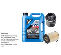 Febi Controllo Set 5L Liqui Moly 5W-30 da Molto Tempo High-Tech per Di VW Golf V