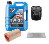 Febi Controllo Set 5L Liqui Moly 5W-30 da Molto Tempo High-Tech per Fiat Ducato