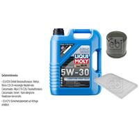 Febi Controllo Set 5L Liqui Moly 5W-30 da Molto Tempo High-Tech per Olio Suzuki