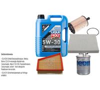 Febi Controllo Set 5L Liqui Moly 5W-30 da Molto Tempo High-Tech per Seat