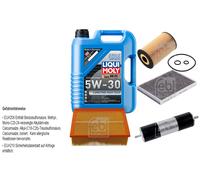 Febi Controllo Set 5L Liqui Moly 5W-30 da Molto Tempo High-Tech per Seat Exeo