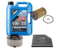 FEBI Controllo Set 5L LIQUI MOLY 5W-30 Longtime High Tech Per Audi A4 Avant