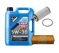 FEBI Controllo Set 5L LIQUI MOLY 5W-30 Longtime High Tech Per Audi A4 Avant