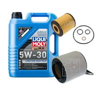 FEBI Controllo Set 5L LIQUI MOLY 5W-30 Longtime High Tech Per BMW 1Er E81