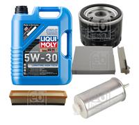 FEBI Controllo Set 5L LIQUI MOLY 5W-30 Longtime High Tech Per Dacia Duster