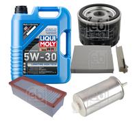 FEBI Controllo Set 5L LIQUI MOLY 5W-30 Longtime High Tech Per Dacia Duster