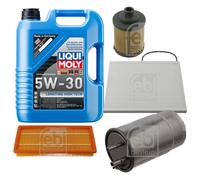 FEBI Controllo Set 5L LIQUI MOLY 5W-30 Longtime High Tech Per Fiat Linea