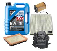 FEBI Controllo Set 5L LIQUI MOLY 5W-30 Longtime High Tech Per Mazda 2 DY 1.4