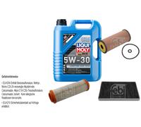 FEBI Controllo Set 5L LIQUI MOLY 5W-30 Longtime High Tech Per Mercedes A
