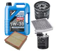 FEBI Controllo Set 5L LIQUI MOLY 5W-30 Longtime High Tech Per Mercedes A
