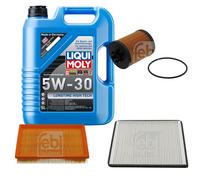 FEBI Controllo Set 5L LIQUI MOLY 5W-30 Longtime High Tech Per Opel Agila (A)