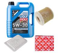 FEBI Controllo Set 5L LIQUI MOLY 5W-30 Longtime High Tech Per Toyota Yaris
