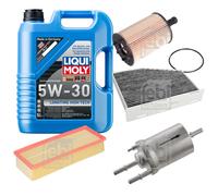 FEBI Controllo Set 5L LIQUI MOLY 5W-30 Longtime High Tech Per VW Golf V