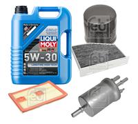 FEBI Controllo Set 5L LIQUI MOLY 5W-30 Longtime High Tech Per VW Sharan 7N1