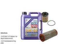 FEBI Controllo set 5L LIQUI MOLY 5W-40 Bassa visciosità High Tech for Fiat Idea